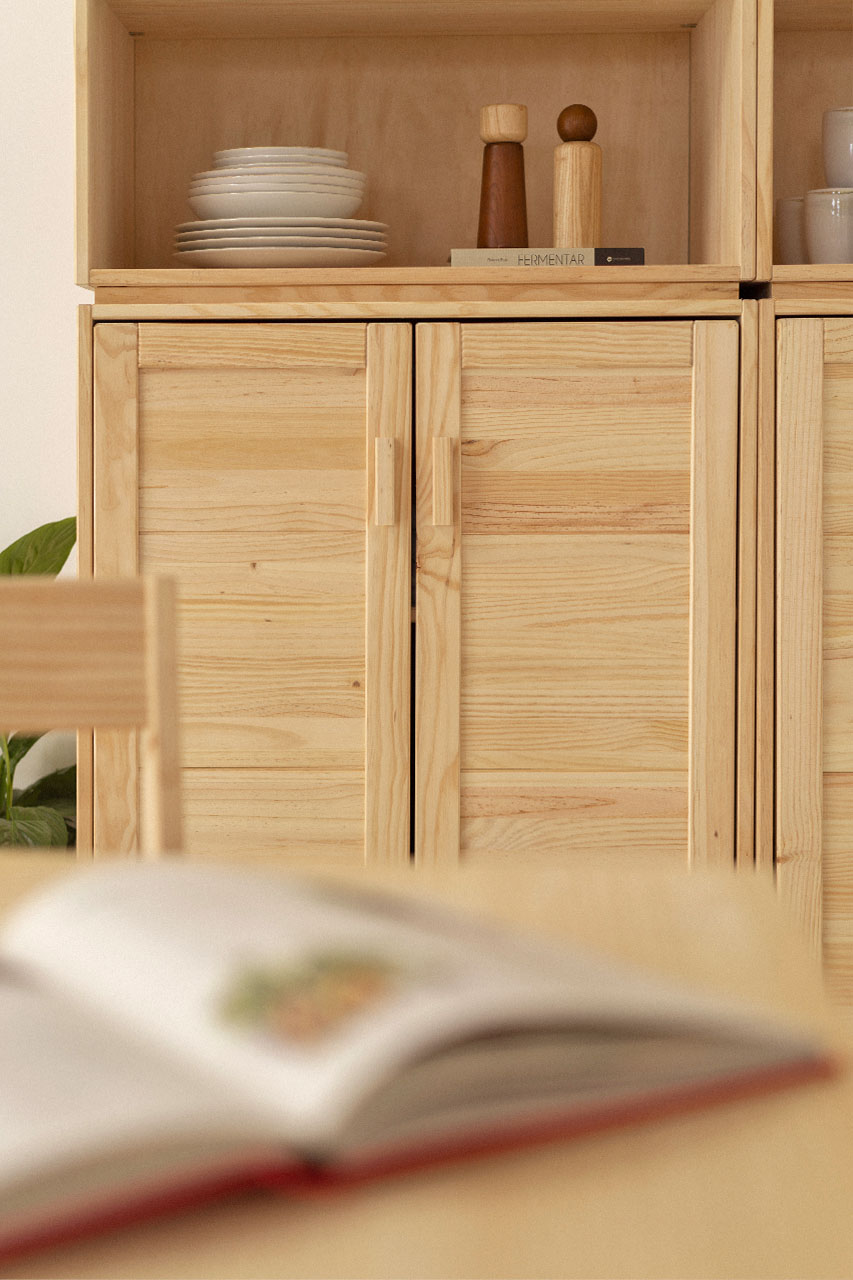 Imagen de ambiente 3 para:Alacena con armario para menaje de cocina